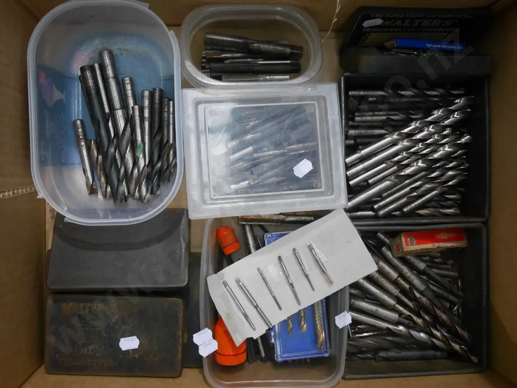 box of various drill bits Image 1++
