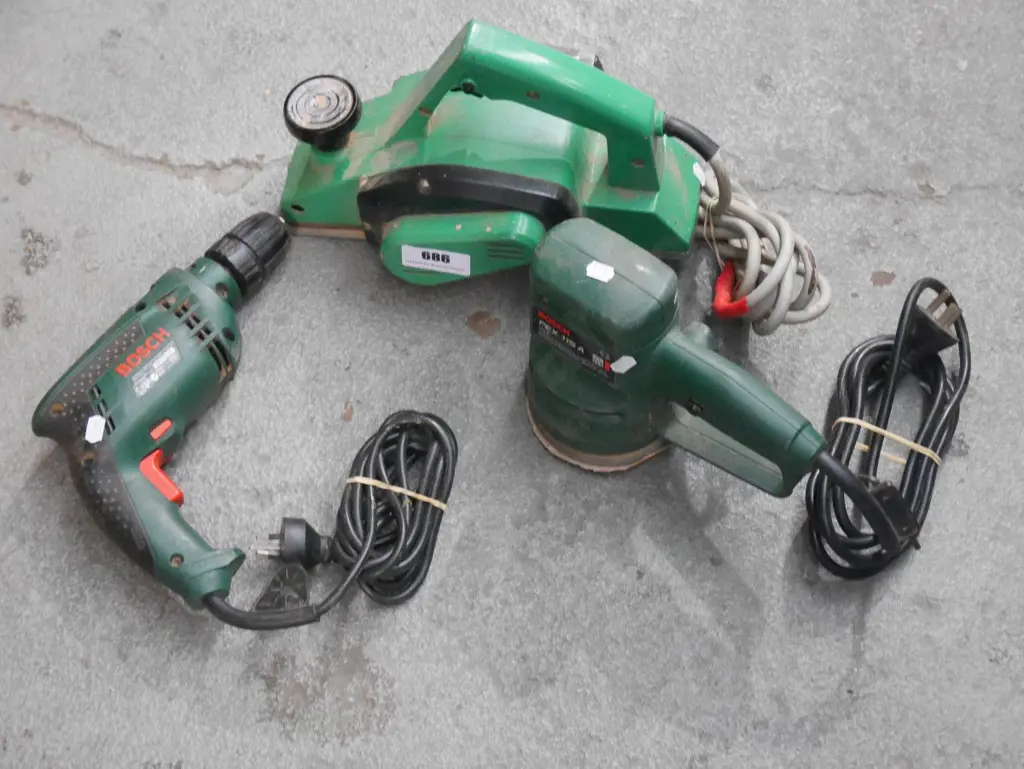 Bosch drill, sander, Hitachi planer Image 1++
