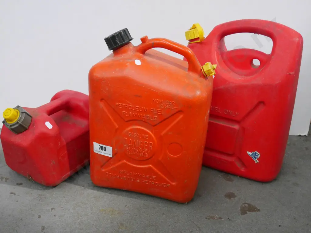 3 petrol containers Image 1++