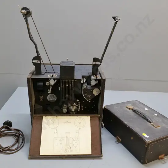 vintage GB Equipments L-516 16mm cine projector - working condition unknown, some corrosion - H420 W330 D235 closed