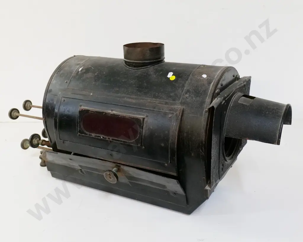 vintage Zeiss Ikon carbon arc movie projector light housing - wear and corrosion H-440 L-920 Image 1++