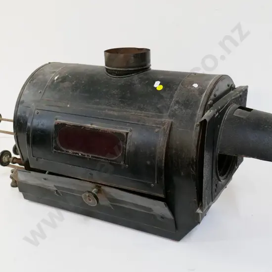 vintage Zeiss Ikon carbon arc movie projector light housing - wear and corrosion H-440 L-920