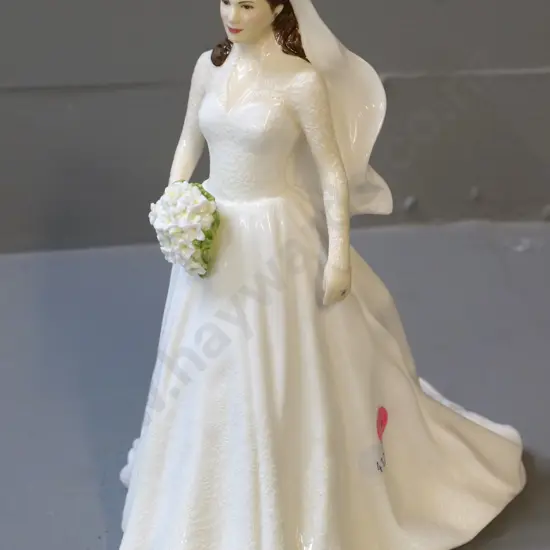 Royal Doulton Catherine Princess of Wales wedding figure marked 1022 on base H-240