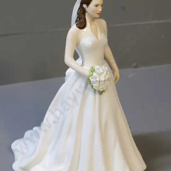 Royal Doulton Catherine Princess of Wales wedding figure - marked 0962 on base H-240