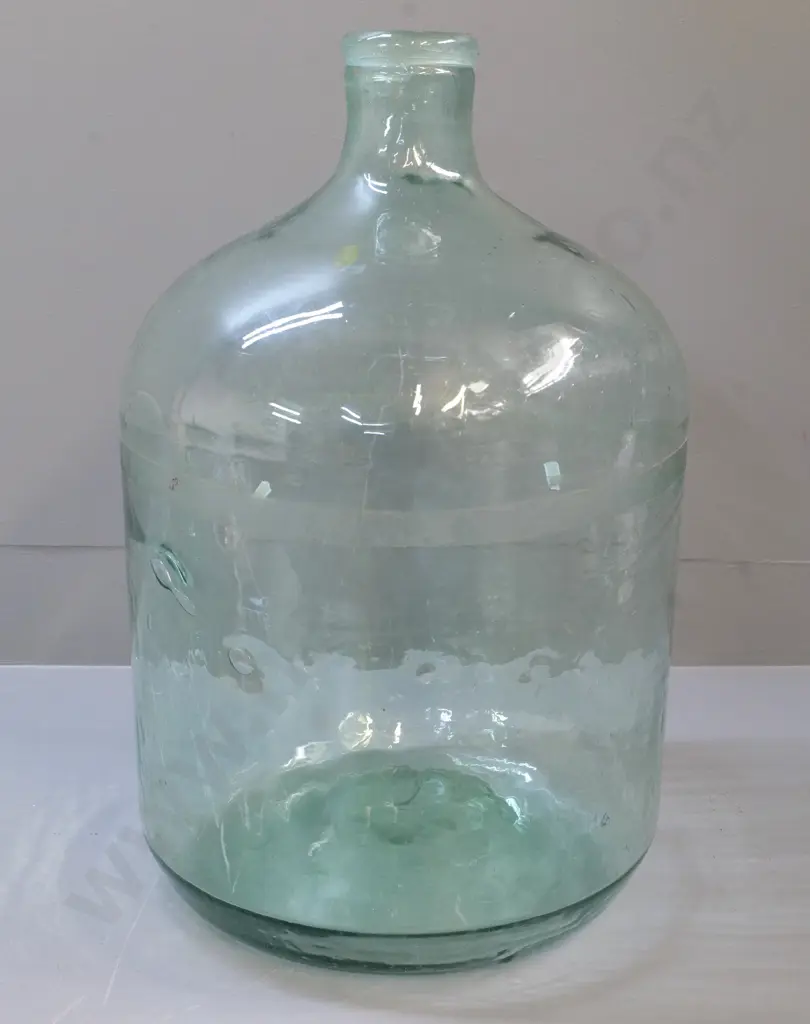 large light green glass carboy H500 D330 Image 1++