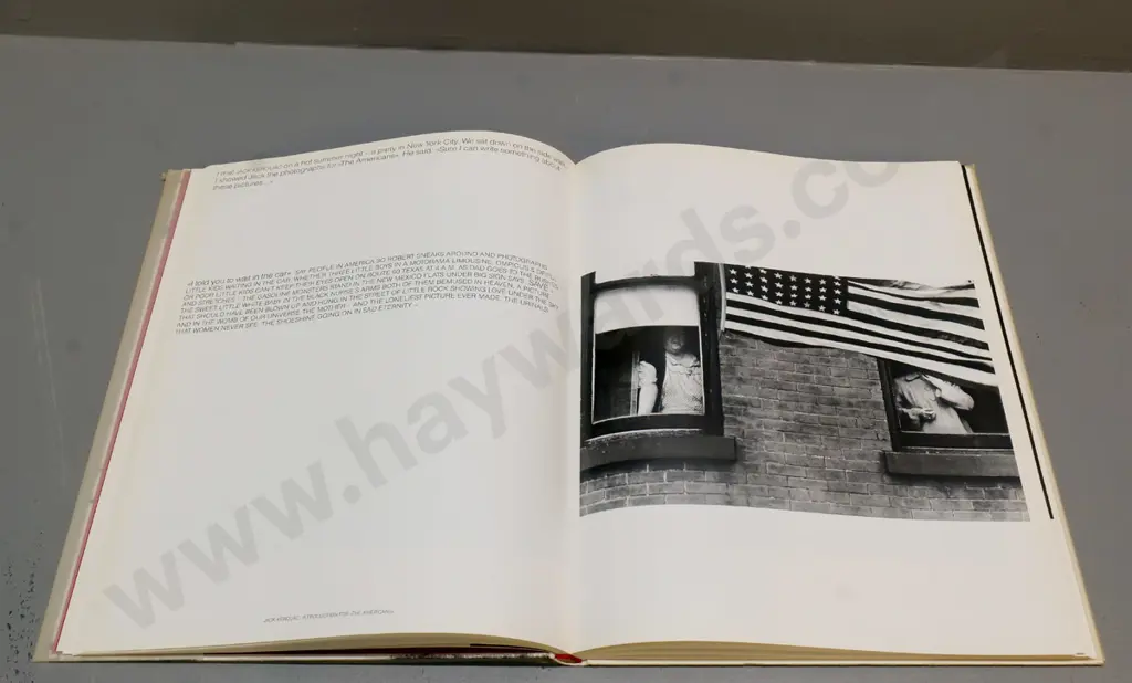 hard cover photography book - Robert Frank - Lines of My Hand, first American edition 1989, wear and some wrinkling Image 1++