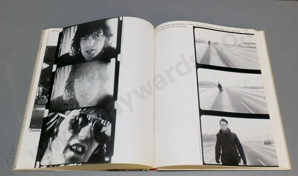 hard cover photography book - Robert Frank - Lines of My Hand, first American edition 1989, wear and some wrinkling Image 1++