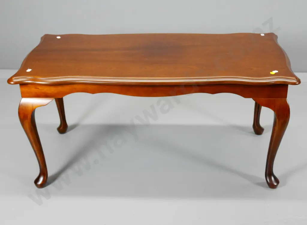 reproduction solid mahogany cab-leg coffee table H-430 W-900 D-440 Image 1++