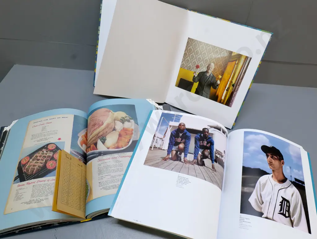 3 books - Julian Germain photo book, Kodachrome, and 'The Lost Album' 1950s Britain w/reproduction ephemera Image 1++