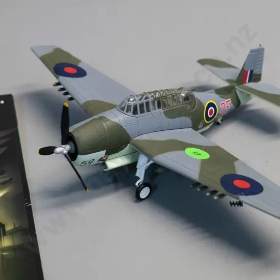 Corgi 1:72 die-cast Royal Navy Grumman Avenger MK1 w/limited edition certificate card
