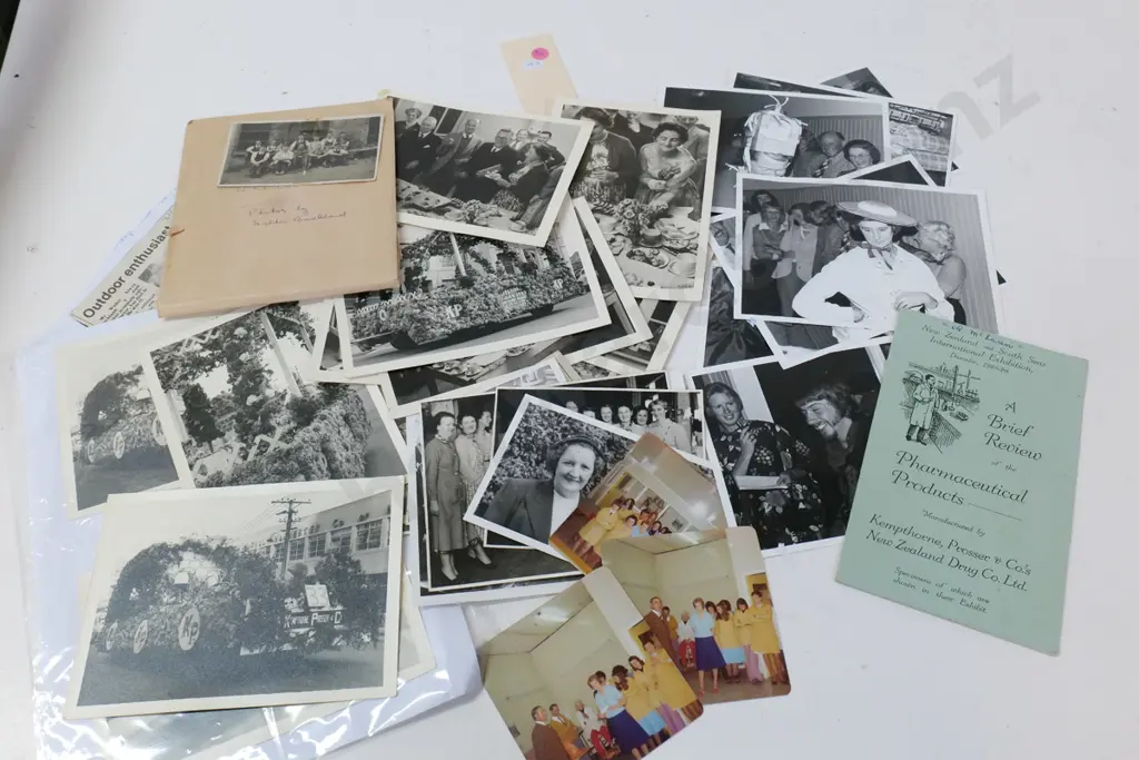 assorted photographs and ephemera from Kempthorne-Prosser offices and factories including 1925-26 Exhibition booklet Image 1++