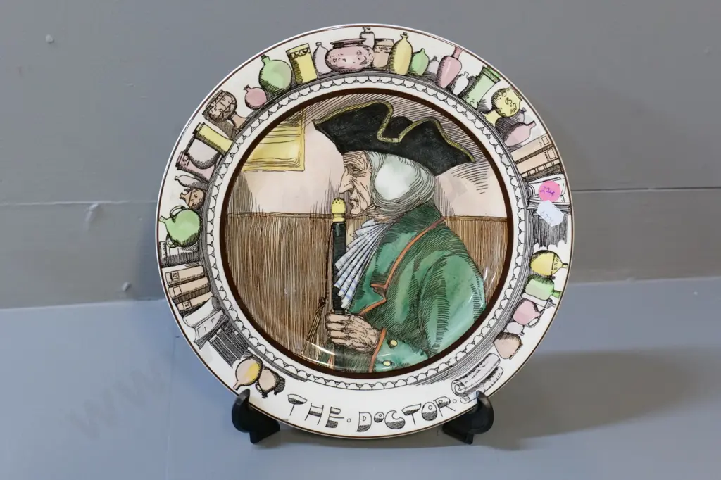 Royal Doulton plate - The Doctor - D260 Image 1++