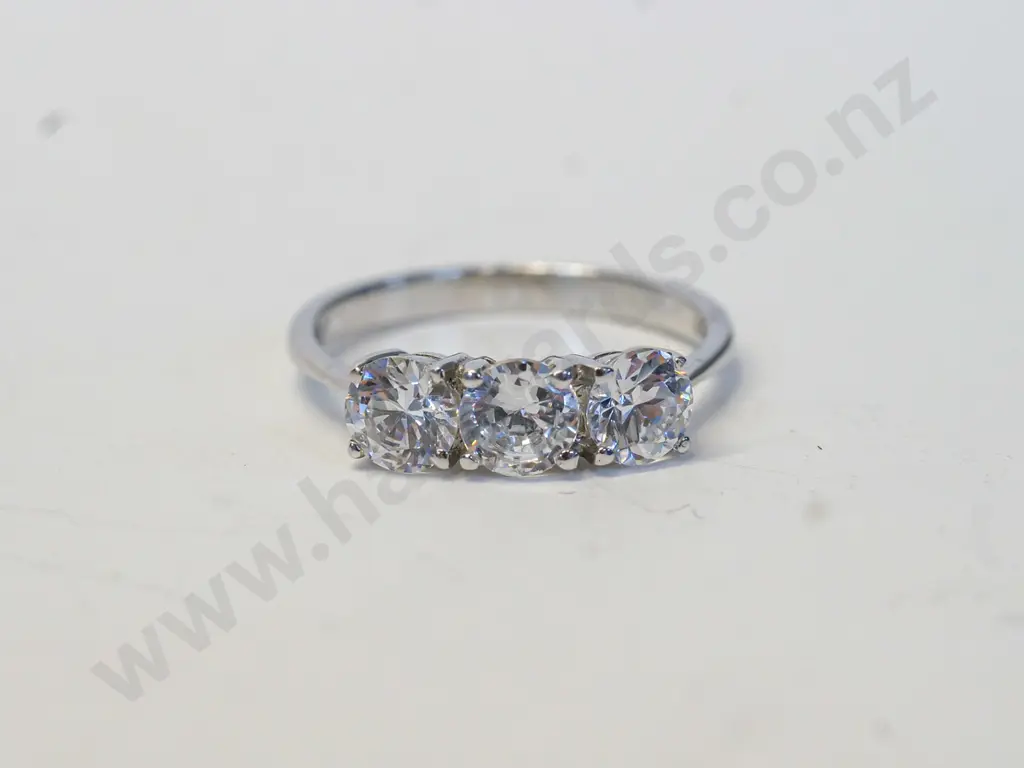 cz dress ring stamped 925 Image 1++