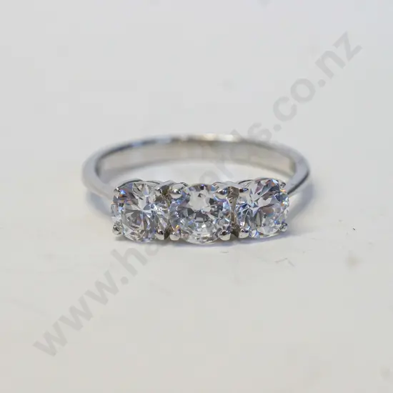 cz dress ring stamped 925