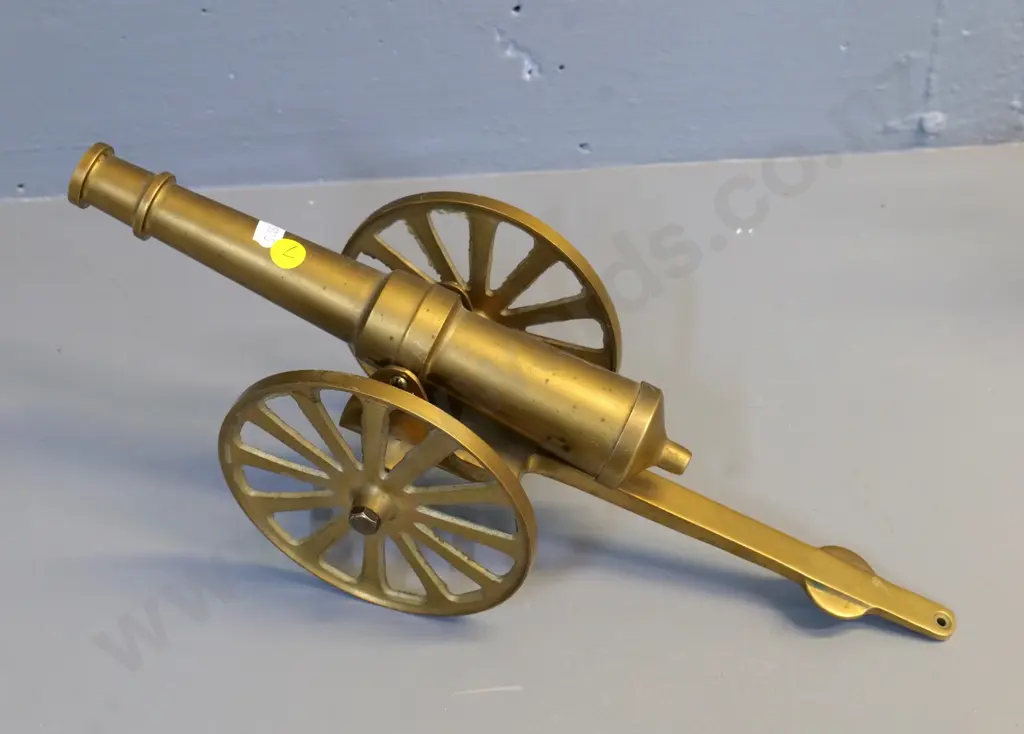 cast brass model cannon H-180 L-400 W-120 Image 1++