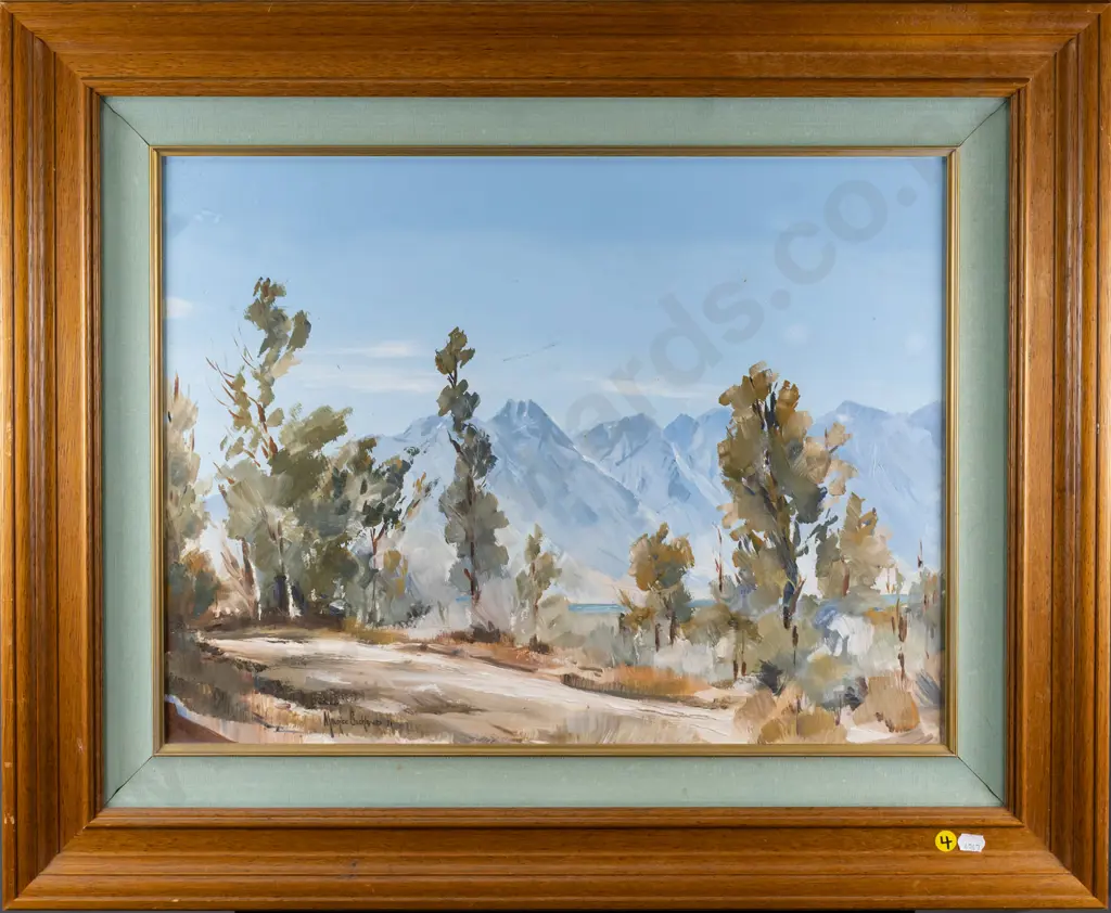 Maurice Buckland '71 - framed oil - landscape (some marks) H-400 W-520 Image 1++