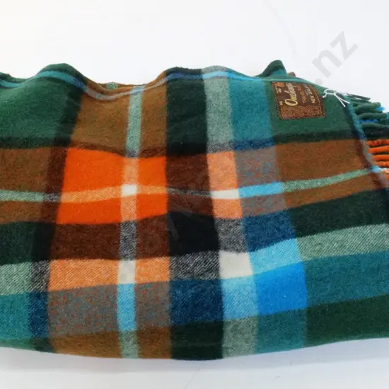 Onehunga woollen travel rug - very good condition