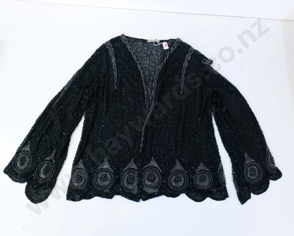 vintage French beaded top Image 1++