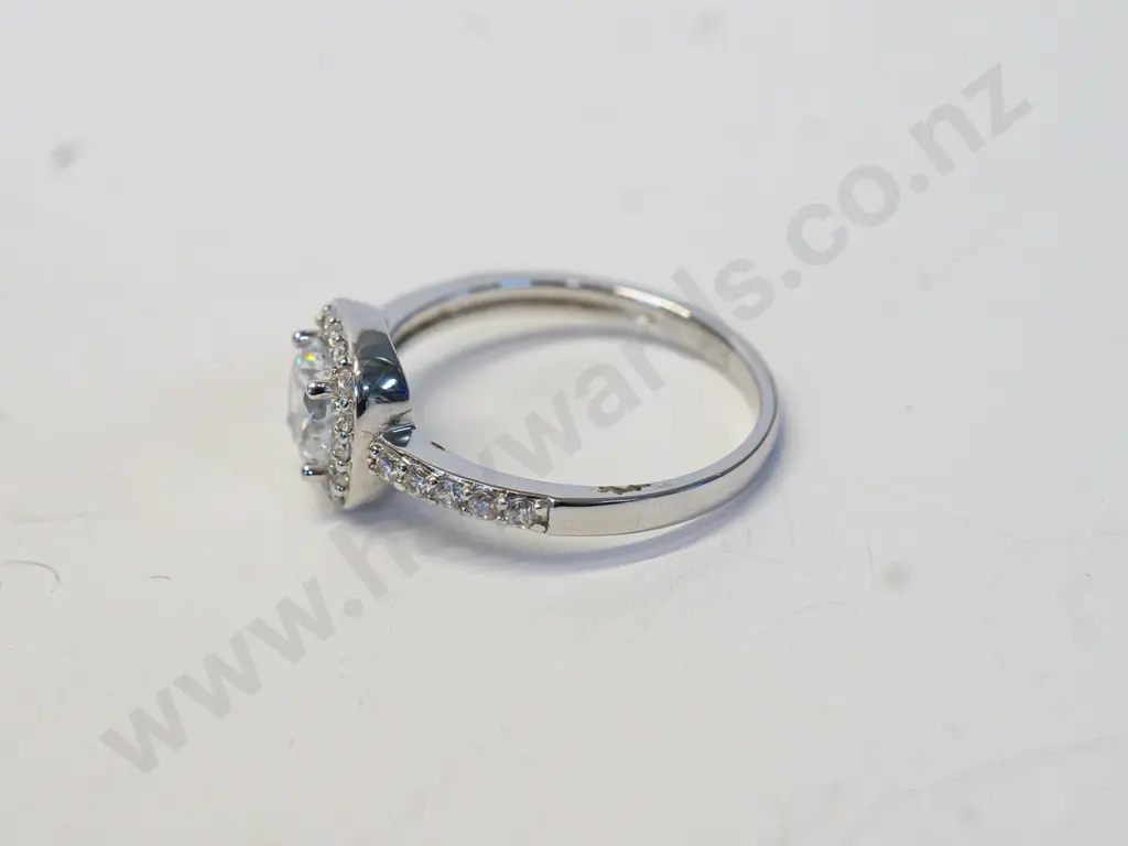 cz dress ring stamped 925 Image 1++