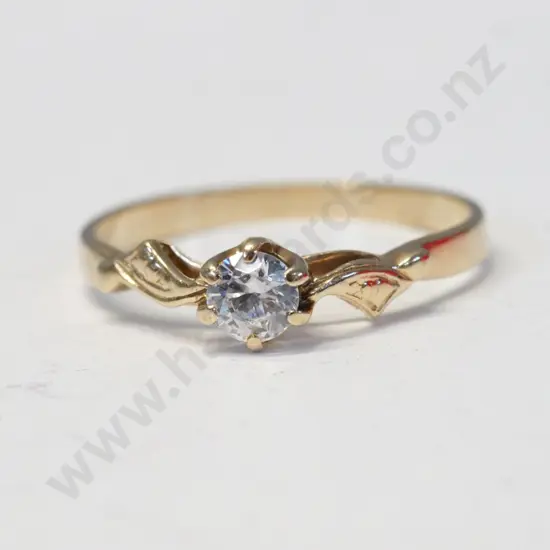 9ct cz dress ring