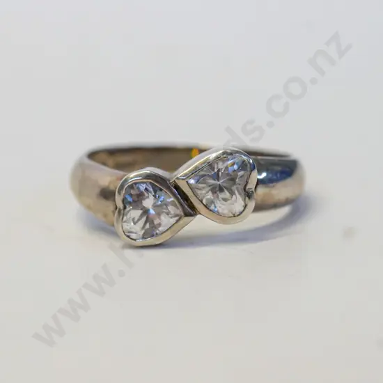 cz dress ring stamped 925