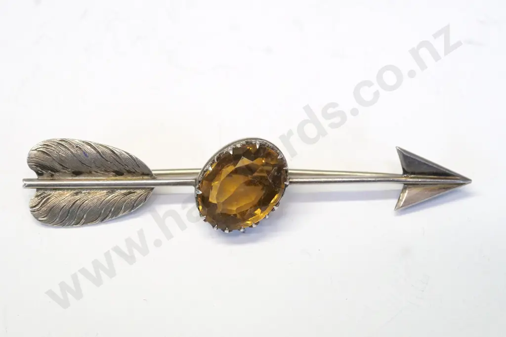 citrine arrow brooch Image 1++