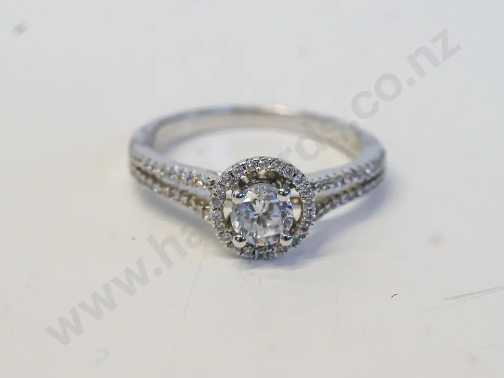 cz dress ring stamped 925 Image 1++