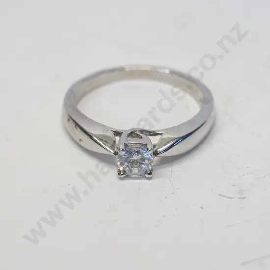 cz dress ring stamped 925