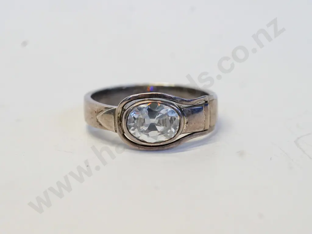 cz dress ring stamped 925 Image 1++