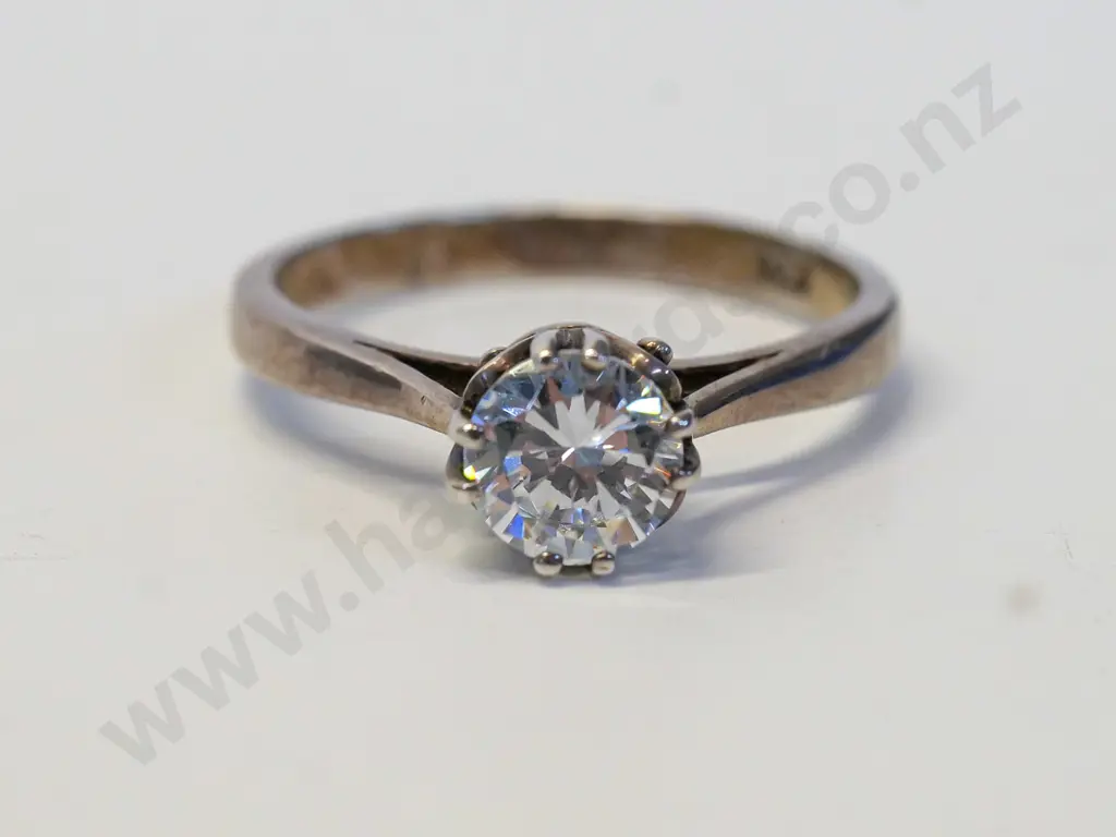 cz dress ring stamped 925 Image 1++