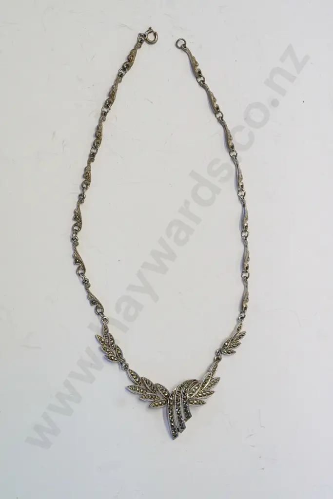 marcasite necklace Image 1++