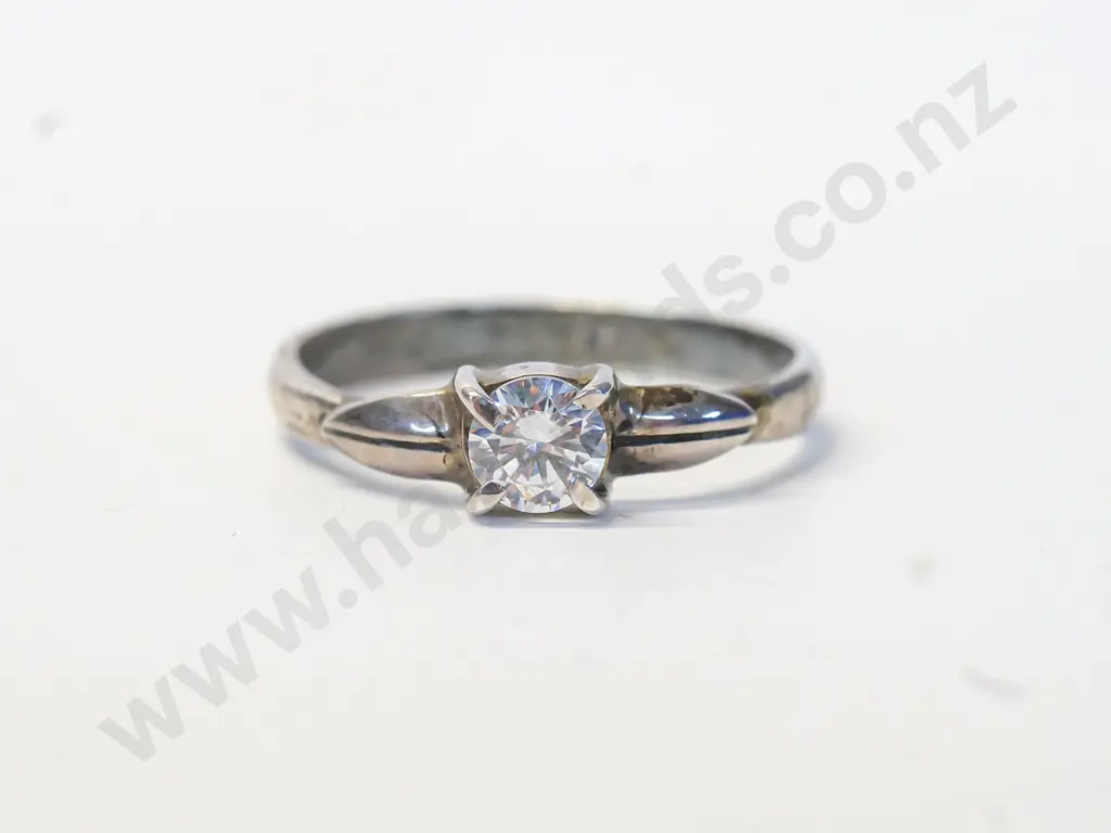 cz dress ring stamped 925 Image 1++