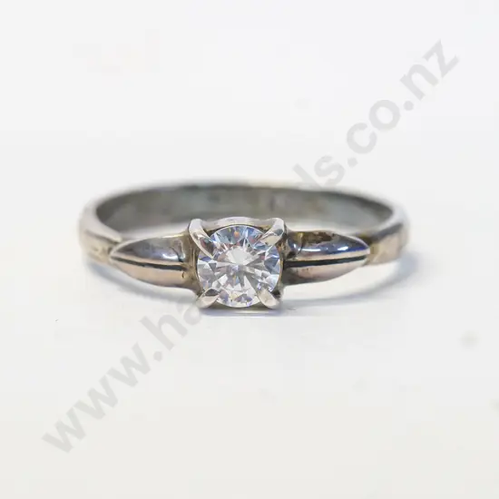 cz dress ring stamped 925