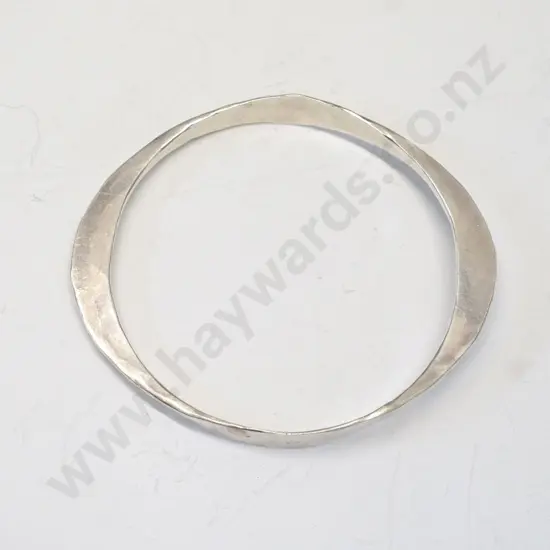 silver bangle stamped 925