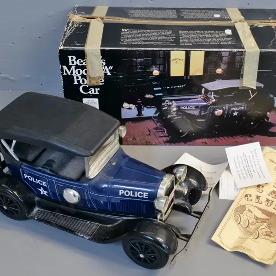 Jim Beam sealed decanter with original box - 1929 Model A Ford Police Car L-390