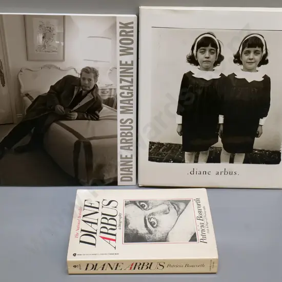 3 photography books on Diane Arbus - 25th Anniversary Aperture Monograph 1997, Magazine Work, 2000 and a biography