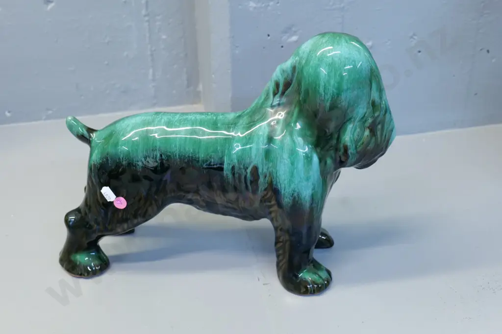 Blue Mountain pottery large spaniel dog figurine H-290 L-370 Image 1++