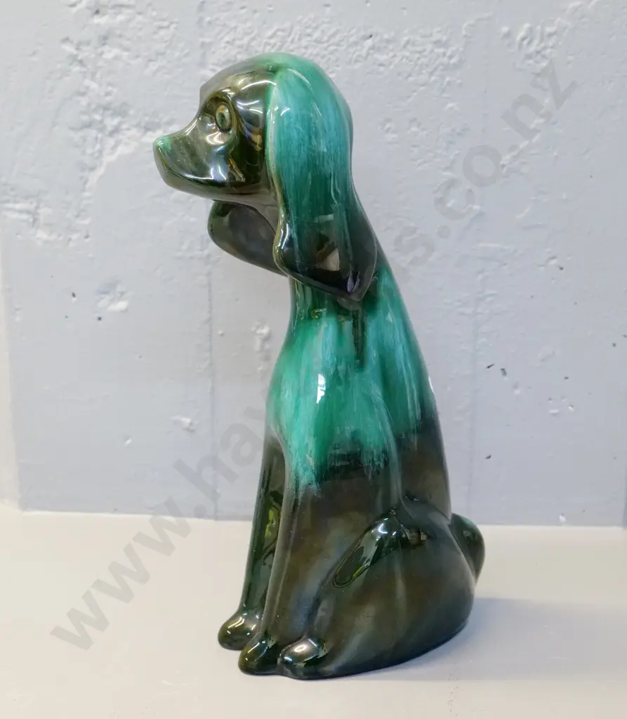large Blue Mountain spaniel dog figure H-360 Image 1++