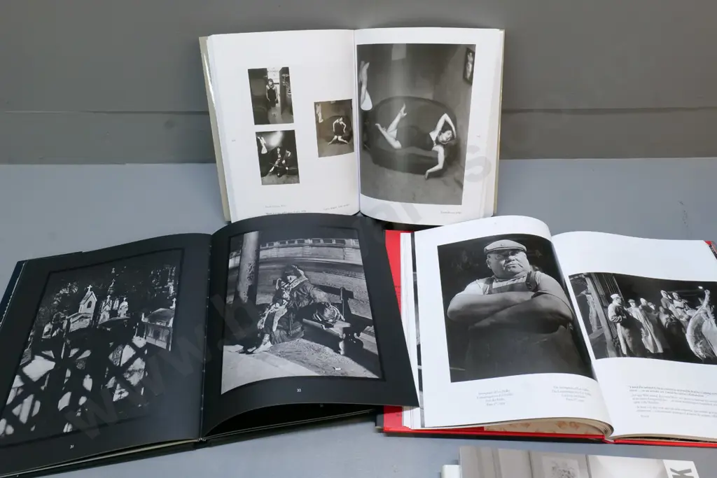 3 photo books - Andre Kertesz paperback 2000 & 2 hard cover on Brassai - Taschen 2008 & 1987 ed. of 1933 Paris By Night Image 1++