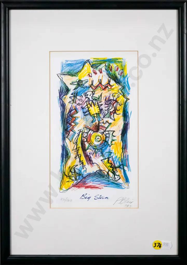 P Blair '93 -framed ltd edition 22/140 "Big Stein" H-230 W-130 Image 1++