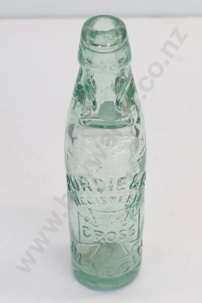 marble bottle, Purdie and Co, Dunedin, condition good, H-240 Image 1++