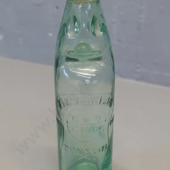 marble bottle, Waugh and Wilson St Kilda Dunedin, condition very good, H-240