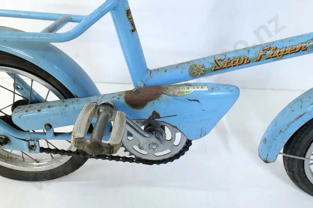 Morrison Star Flyer child's bike in restorer's condition - corrosion etc H760 L920 Image 1++