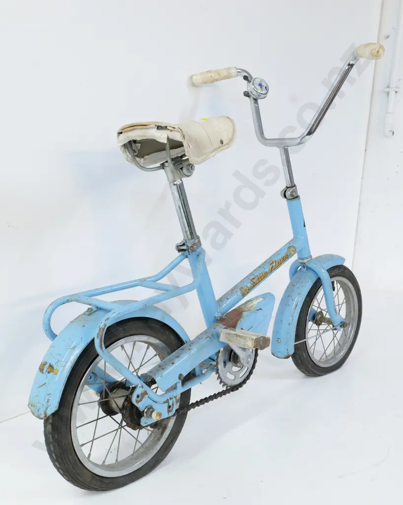 Morrison Star Flyer child's bike in restorer's condition - corrosion etc H760 L920 Image 1++