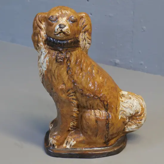 vintage Staffordshire dog, no maker's mark H-300