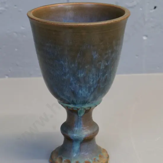 studio pottery goblet, no marks H195