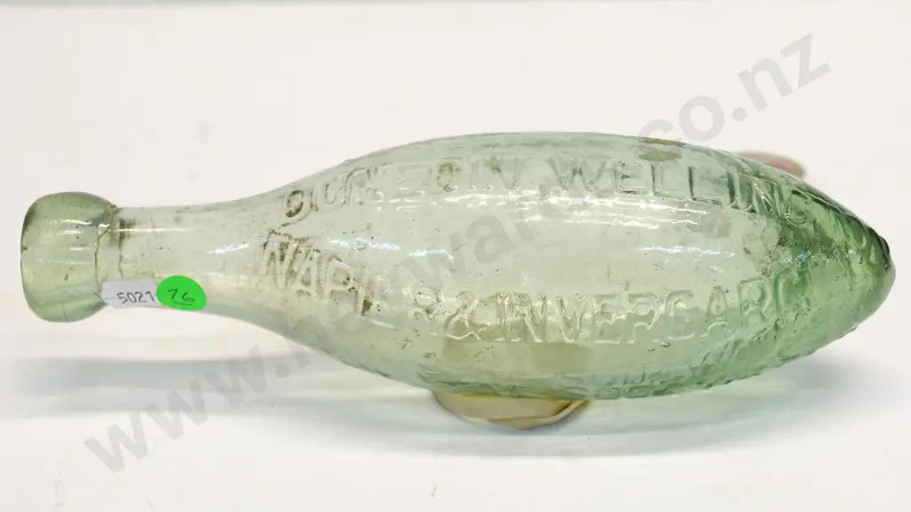 Torpedo bottle, Thomson and Co, 4 Citys, condition good, fracture to air bubble, L- 240 Image 1++