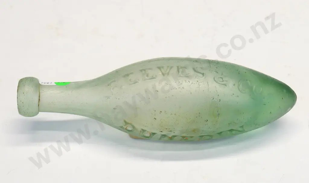 Torpedo bottle, Reeves and Co, Dunedin, condition poor, small chips, L- 240 Image 1++