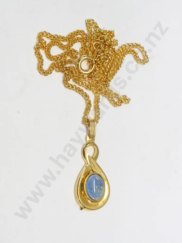 opal necklace no mark Image 1++
