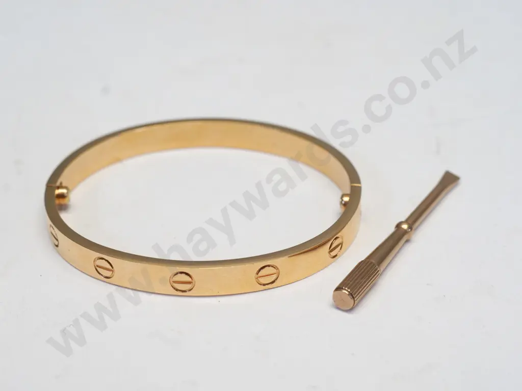 'Cartier' bangle with screw driver to undo bangle (not authenticated) Image 1++